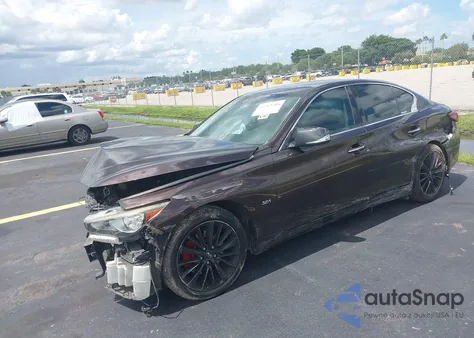 2018 Infiniti Q50 3.0T Luxe z USA, uszkodzony, nr VIN JN1EV7AP9JM353698